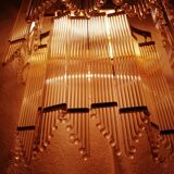 Lamp glass wall lamp 1980