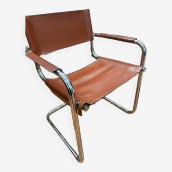 Chaise métallique bureau vintage style MG5 Matteo Grassi