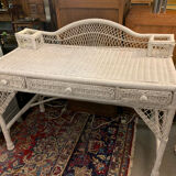 Rattan desk
