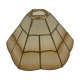Mother-of-pearl and brass suspension