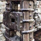 Rajasthani camel yoke shelves. 18th - 19th century.