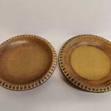 Ceramic plates, designed and made by Danish Ravnild (both stamped and signed)