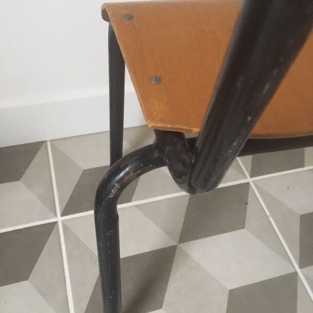 Child schoolboy chair