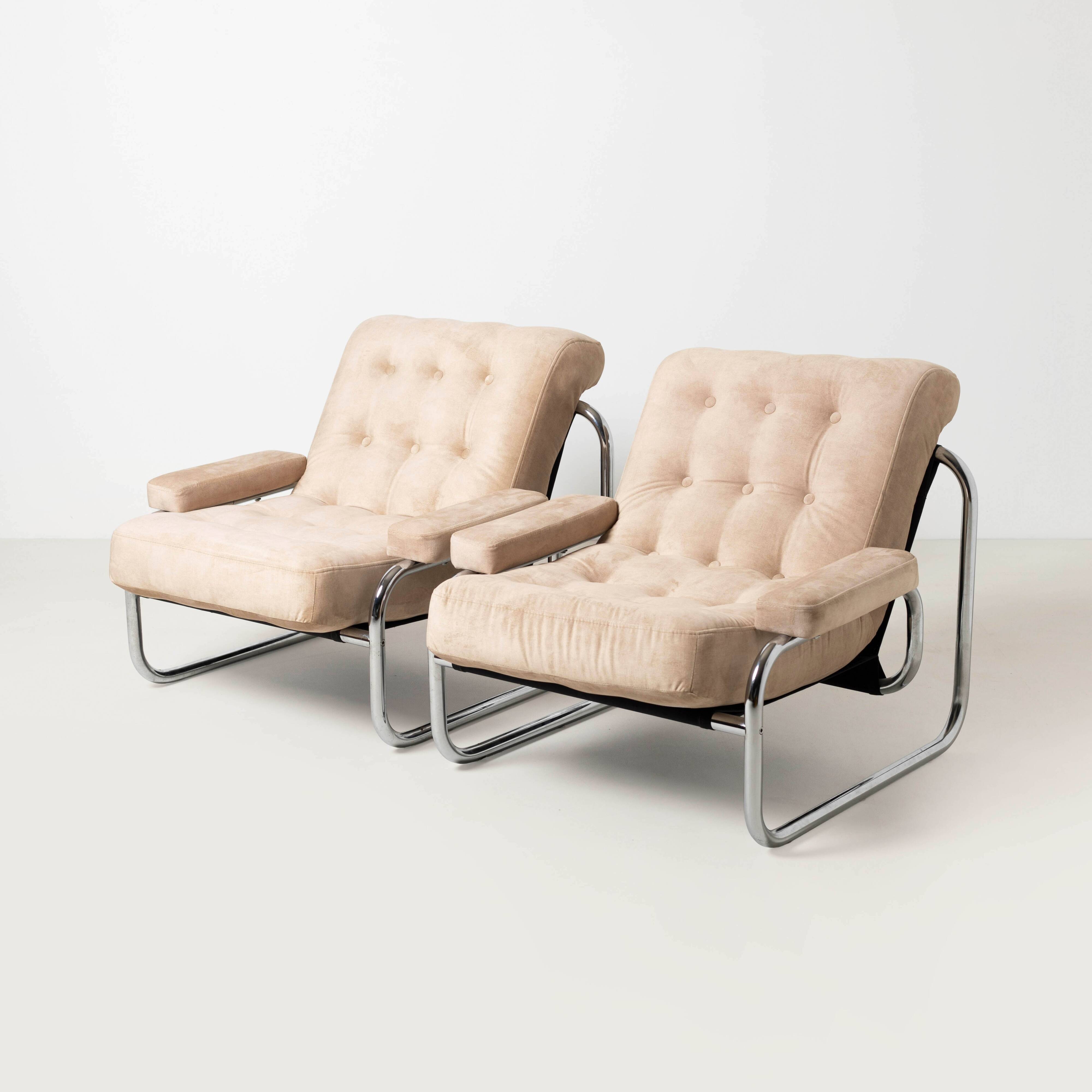 Ensemble de 2 fauteuils lounge emblématiques Borkum par Johan Bertil Häggström pour IKEA