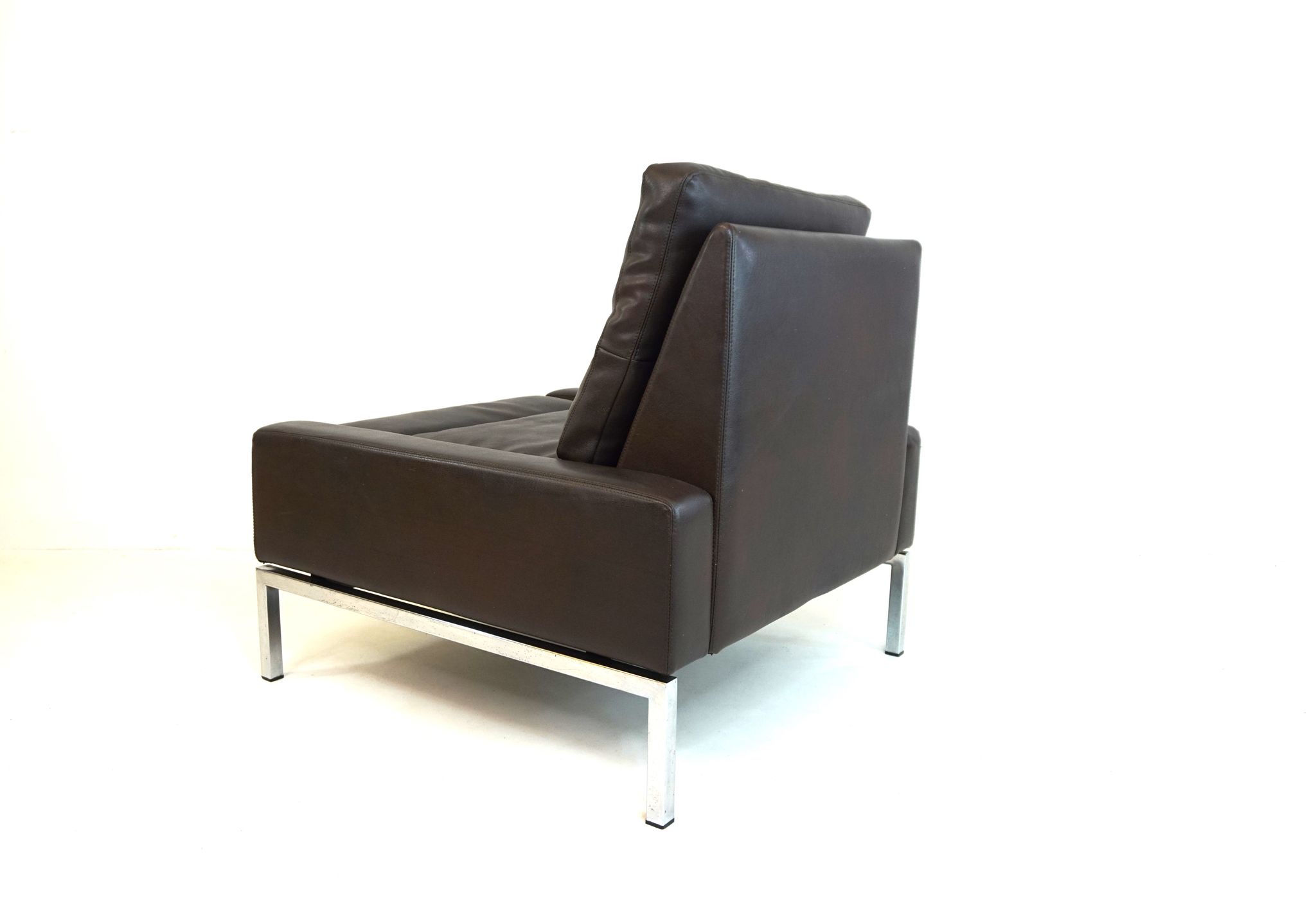 Fauteuil en cuir Wilkhahn Série 800 par Hans Peter Piel