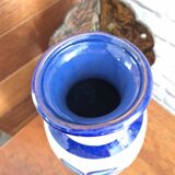 Vintage turquoise vase from West Germany.