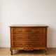 Commode Louis XV en bois merisier 3 tiroirs
