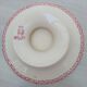Cake dish on foot in iron earth of Gien model Pink hawthorn