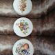 3 antique sweet jars