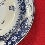 Shallow dish Creil and Montereau, Yedo, ideogram XIX century - 24.5 cm