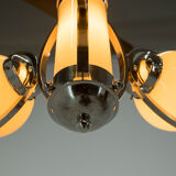 Art deco chandelier, 1930s, restored