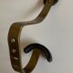 Adnet hook in bronze and leather 1950