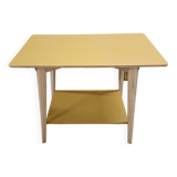 Vintage side table with compass legs