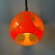 Orange suspension 'Bug Eye' space age