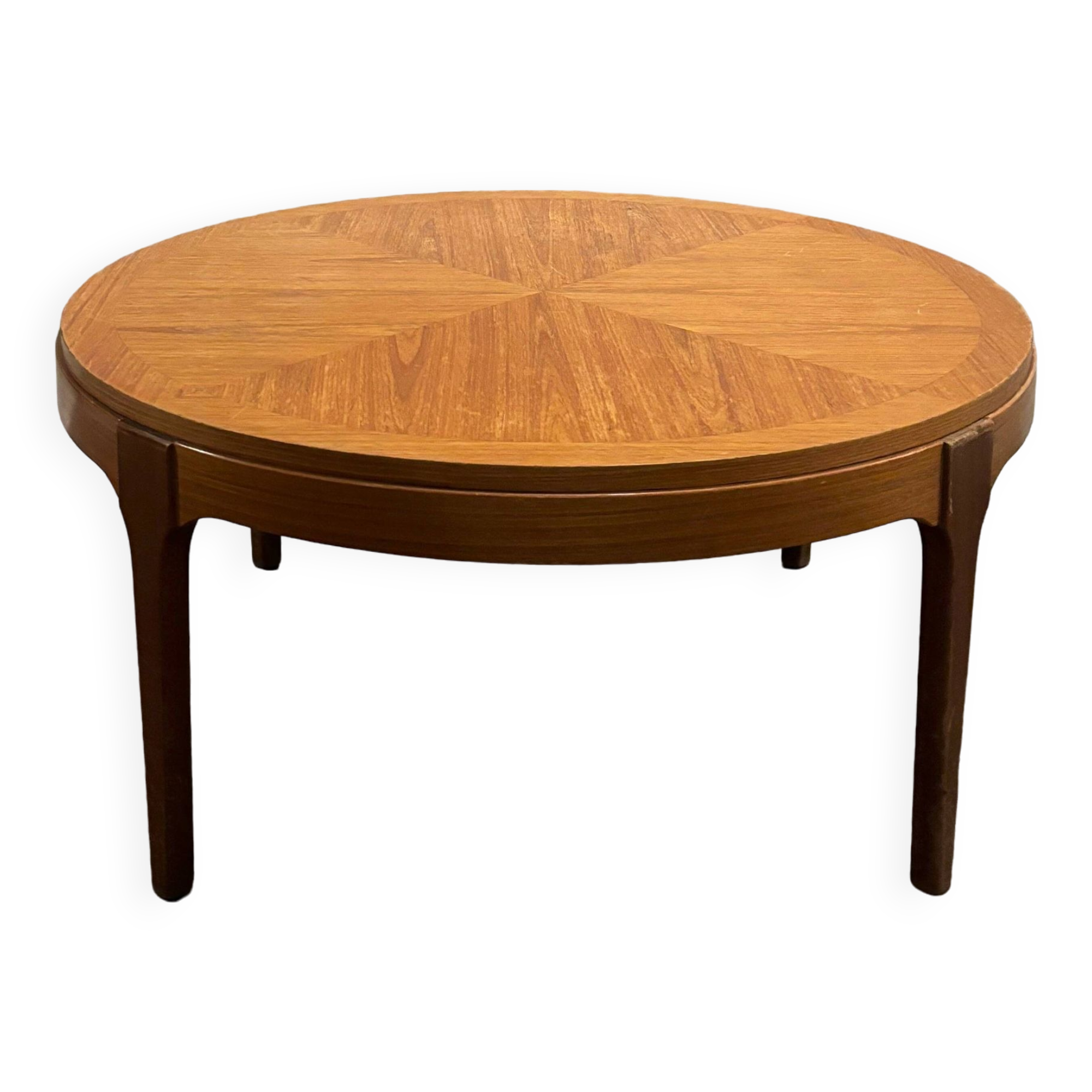 60s round coffee table