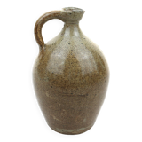 Old enameled stoneware jar