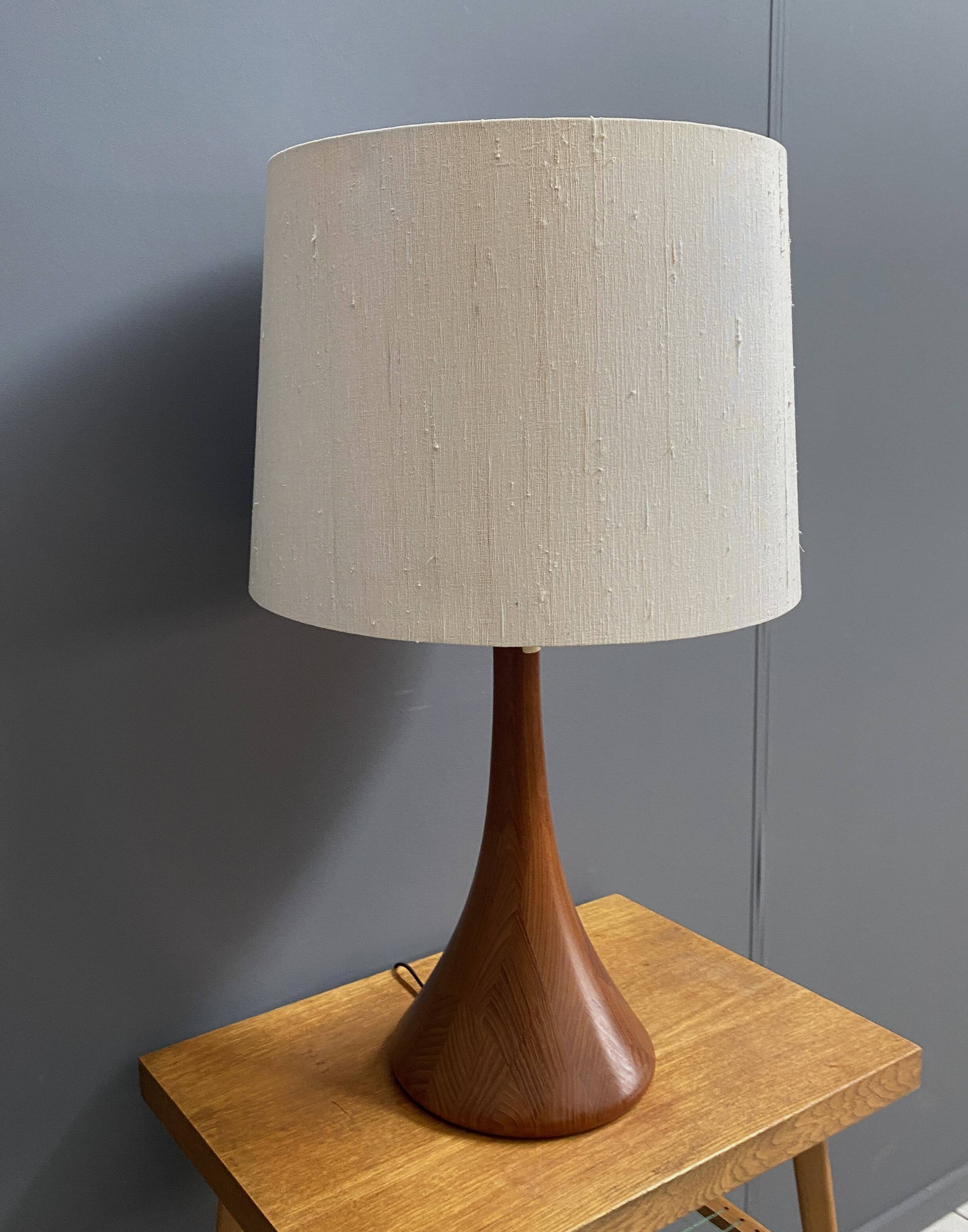 Teak table lamp by Domus model 7442, 1970s