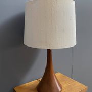 Lampe de table en teck par Domus modèle 7442, années 1970