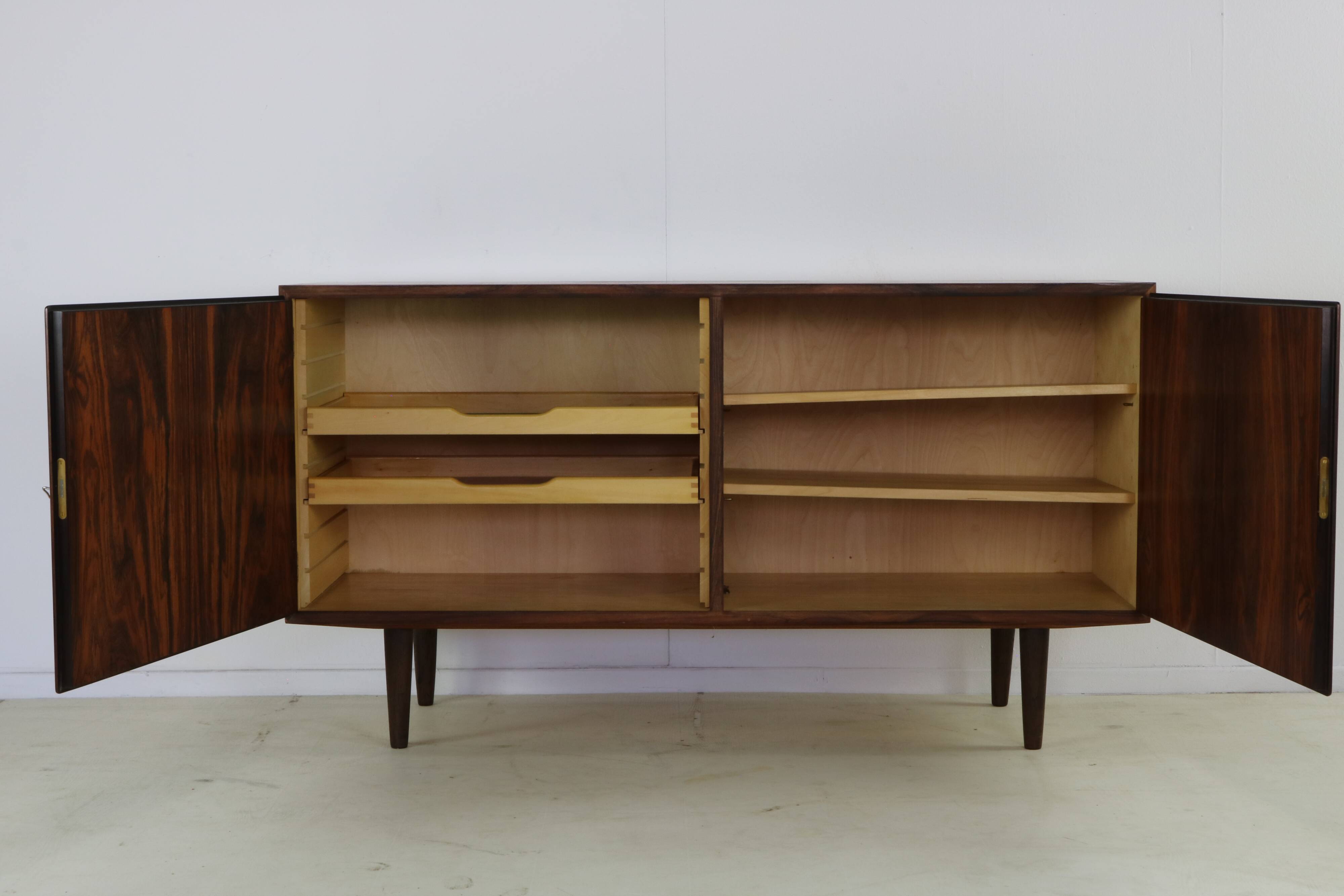 Sixties danish design small rosewood sideboard