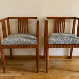 Pair of mahogany armchairs from the 1920s