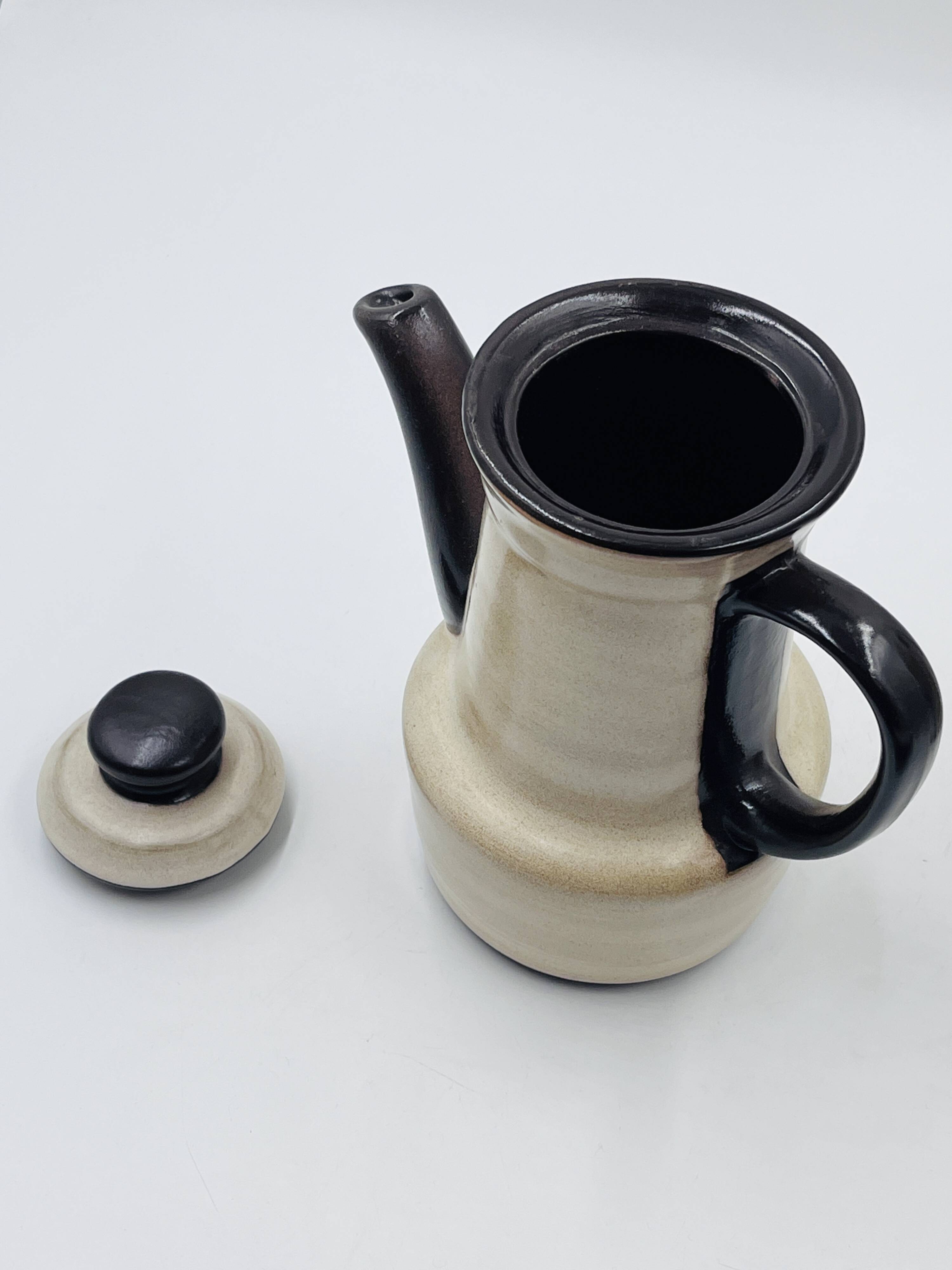 Vintage tableware service from West Germany from the 1970s.