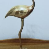 Ibis art déco en bronze doré 28cm