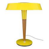 1970s Yellow Table Lamp by Kamenicky Senov , Czechoslovakia
