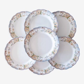 7 grandes assiettes en porcelaine anglaise Royal Doulton The Majestic Collection