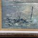 Painting by Marcel DURANS, light effect in Les Dombes (Ain)