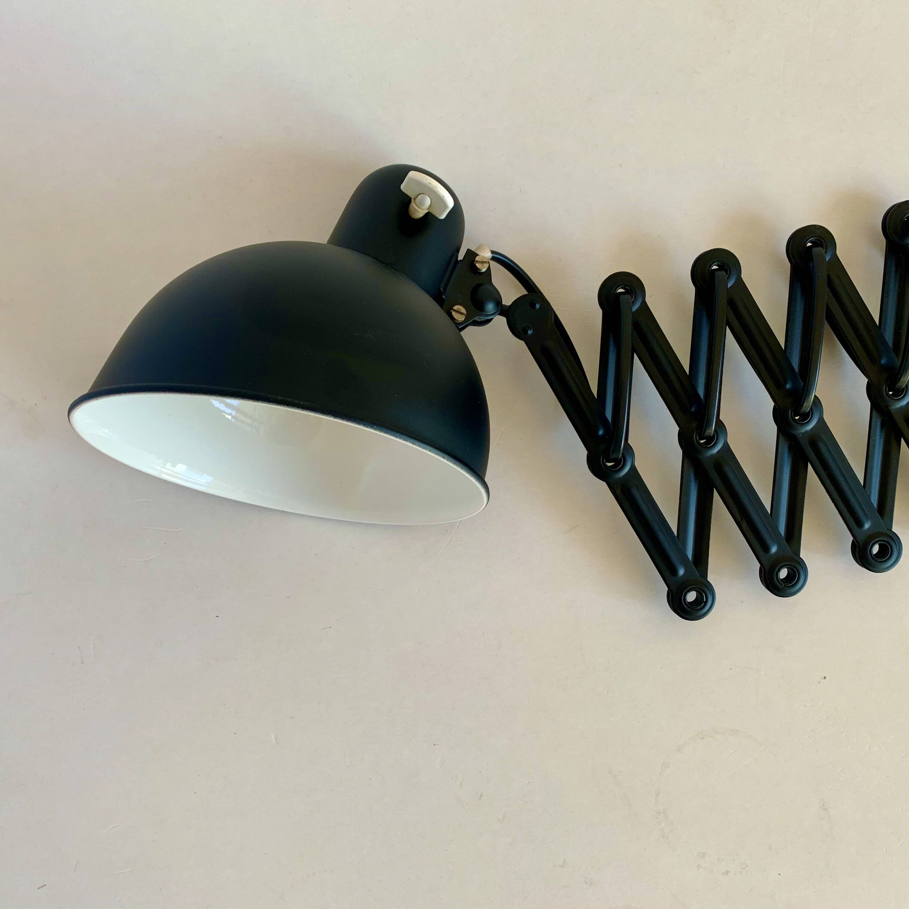 Scissor wall lamp, 1950s