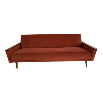 1960s three-seater daybed canapé