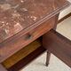 Table de chevet ancienne marbre et bois