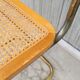Marcel Breuer chair in cane model B32 vintage gold color
