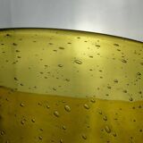 Grand vase en verre bullé