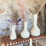 Vase en feuilles de palmier