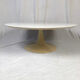 Large coffee table tulip foot and round turntable, Grosfillex 60s