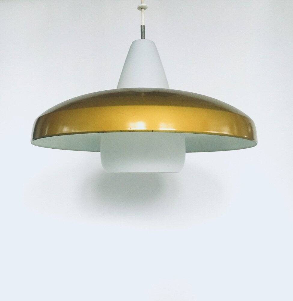 Mid-Century Modern Dutch Pendant Lamp attributed to Philips, 1950s