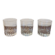 3 whisky glasses