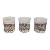 3 whisky glasses