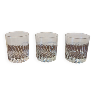 3 whisky glasses