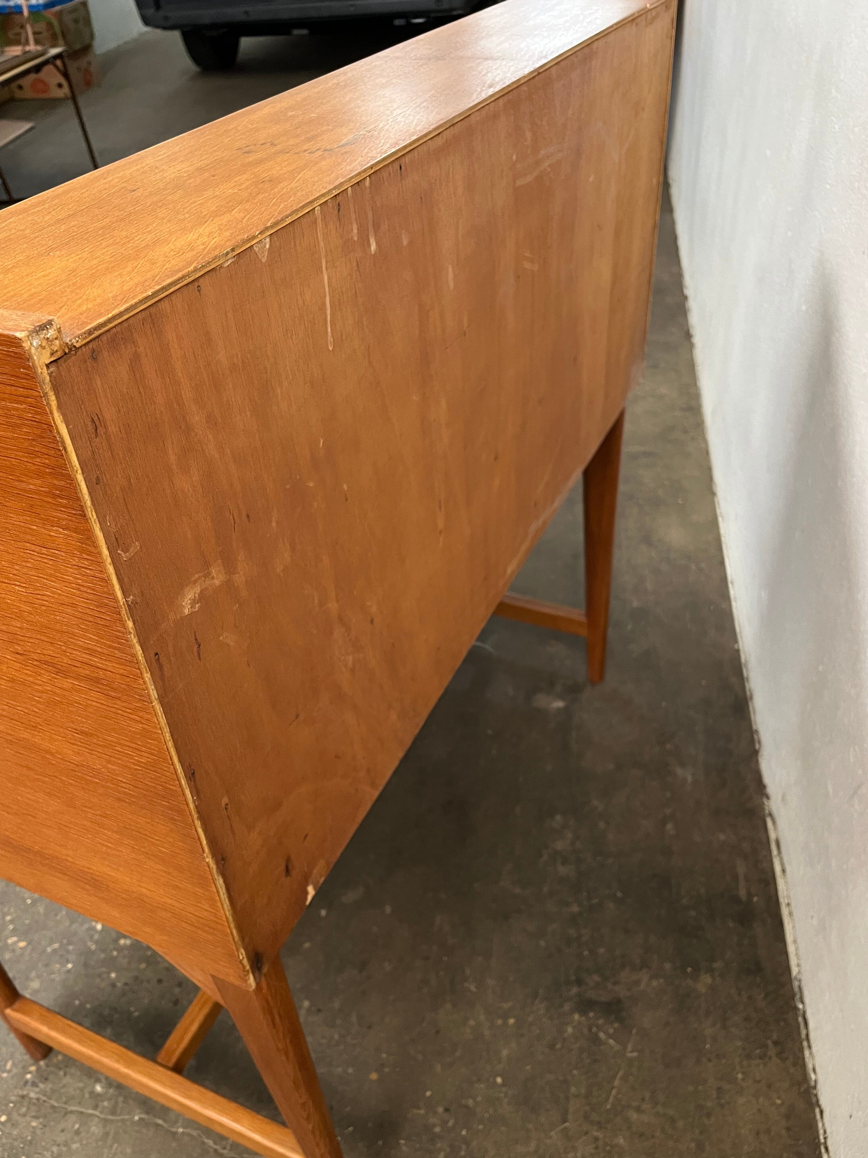 Desk-secretary in teak year 50-60 vintage Scandinavian