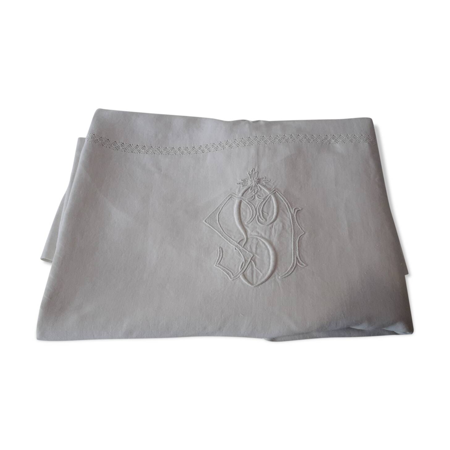 Sheet in XIX linen thread