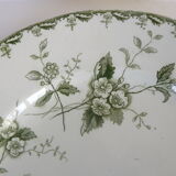 Round dish, land of iron, model Rosette of st amand