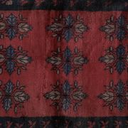 Tapis vintage turc de oushak tissé à la main 108x163 cm