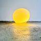 Large 'Nessa' Murano Glass Sphere Lamp In Opal White By Gino Vistosi For Vistosi, Italy 1970S