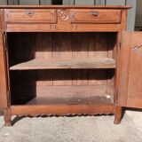 Buffet Louis XV noyer 18e siècle buffet d'appui basque