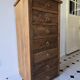 Solid oak chest of drawers
