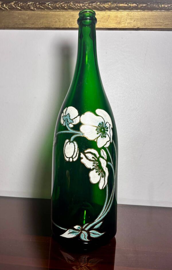 Bouteille de collection Émile Gallé champagne