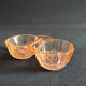 Salière et poivrier en verre rose