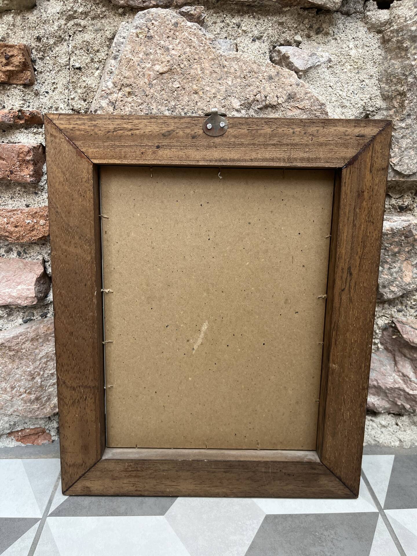 Framed ornithological engraving